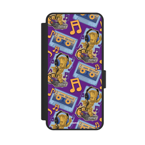 Samsung Galaxy S25 Edge NIVOflip Groot Comic Headphones Guardians of the Galaxy