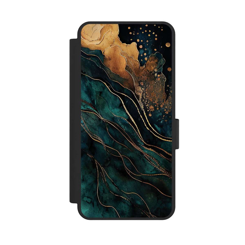 Galaxy S25 Edge NIVOflip Gold and Green