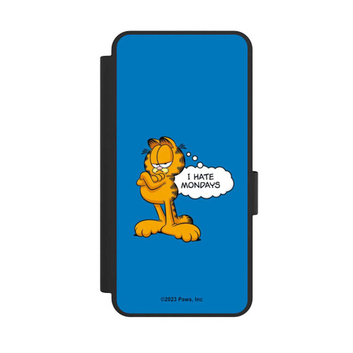 Samsung Galaxy S25 Edge NIVOflip Garfield I Hate Mondays Blau