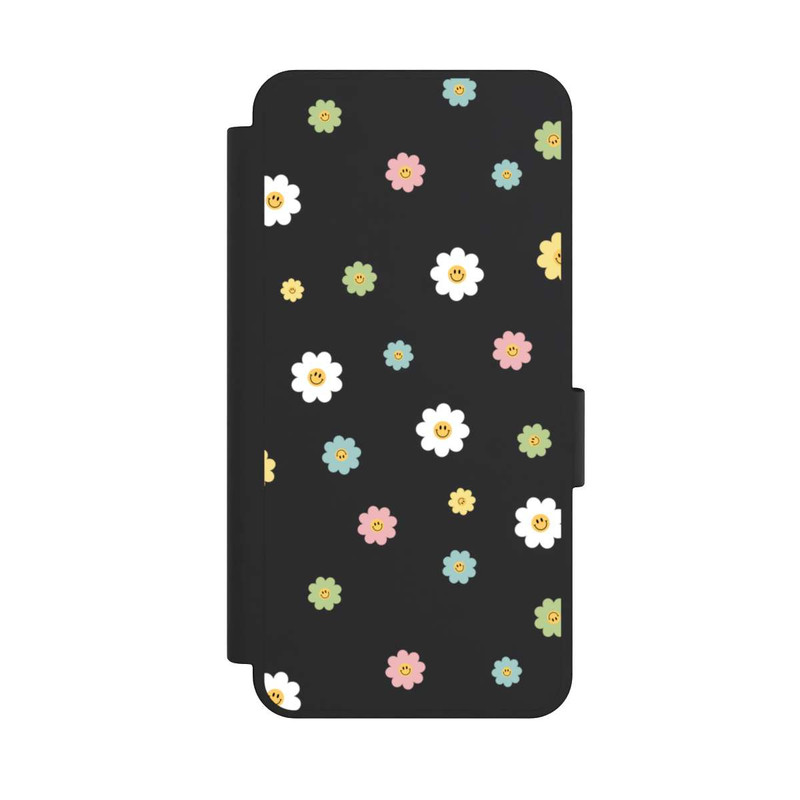 Galaxy S25 Edge NIVOflip Flower Power klein transparent