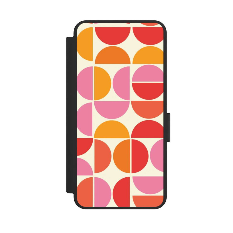 Galaxy S25 Edge NIVOflip Retro Trend Pattern Orange