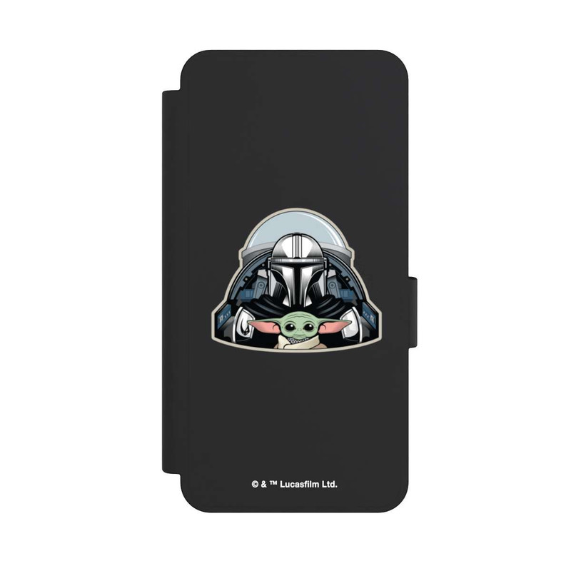 Galaxy S25 Edge NIVOflip Mando and Grogu Transparent