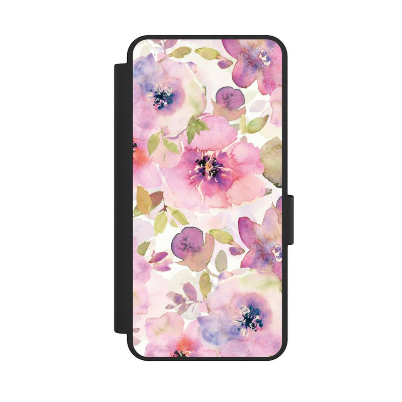 Galaxy S25 Edge NIVOflip Papier Peint Fleurs Roses