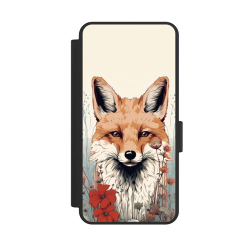 Samsung Galaxy S25 Edge NIVOflip  Fox with Flowers