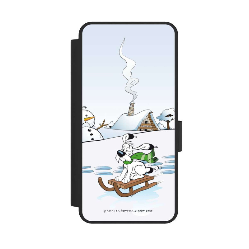 Galaxy S25 Edge NIVOflip Idéfix fait du traîneau