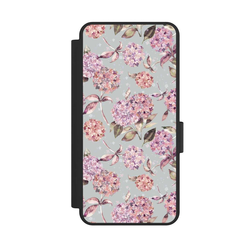 Galaxy S25 Edge NIVOflip Pastel Magic Hydrangea Floral Watercolor Pink