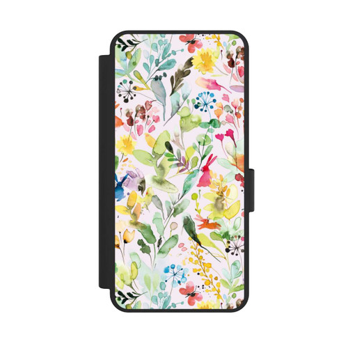 Samsung Galaxy S25 Edge NIVOflip Wild Flowers Meadow Pink