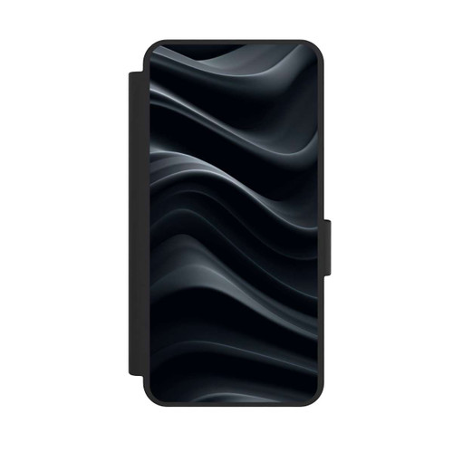 Samsung Galaxy S25 Edge NIVOflip Black Waves Texture
