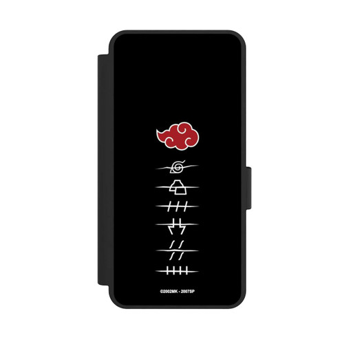 Samsung Galaxy S25 Edge NIVOflip Akatsuki Mitgliedssymbole Schwarz