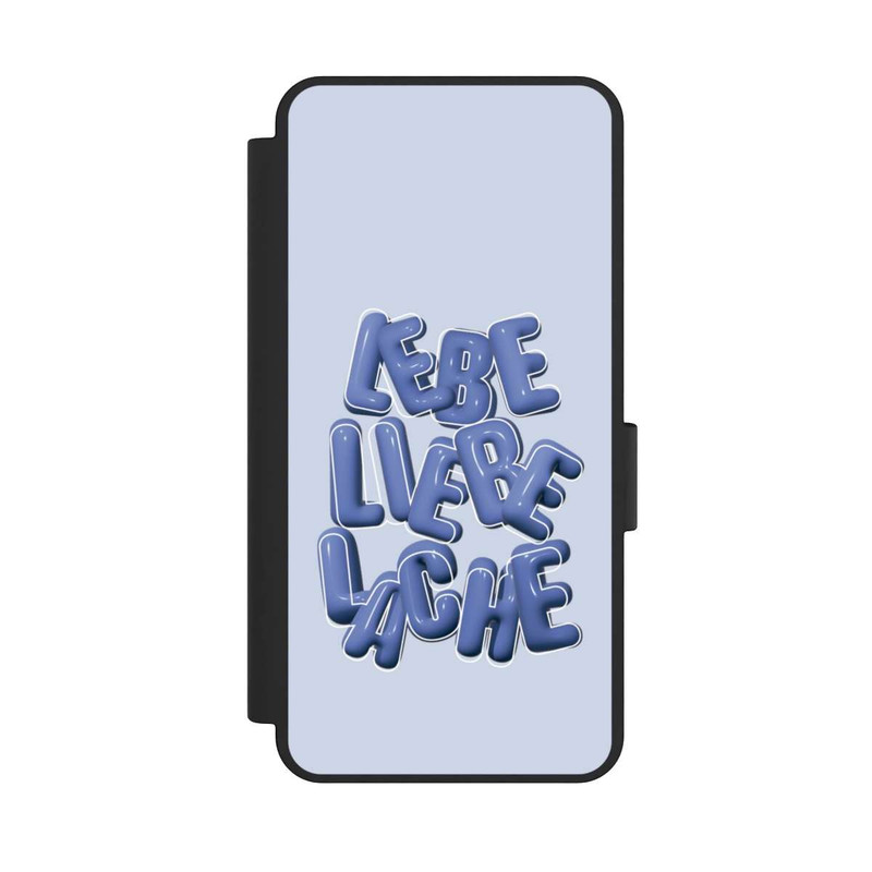 Galaxy S25 Edge NIVOflip Lebe Liebe Lache Blue