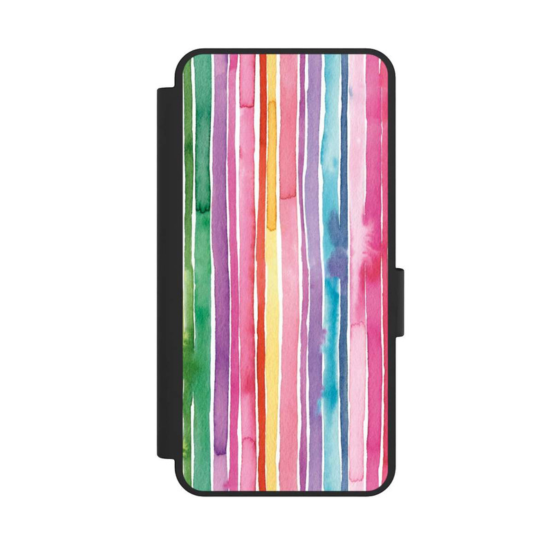 Galaxy S25 Edge NIVOflip Camouflage Regenbogenstreifen
