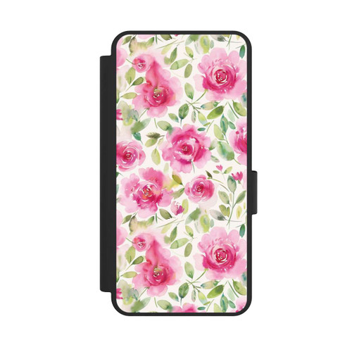 Samsung Galaxy S25 Edge NIVOflip Aquarell Frische Rosen
