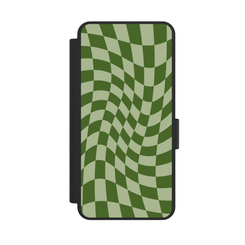 Samsung Galaxy S25 Edge NIVOflip Damier vert