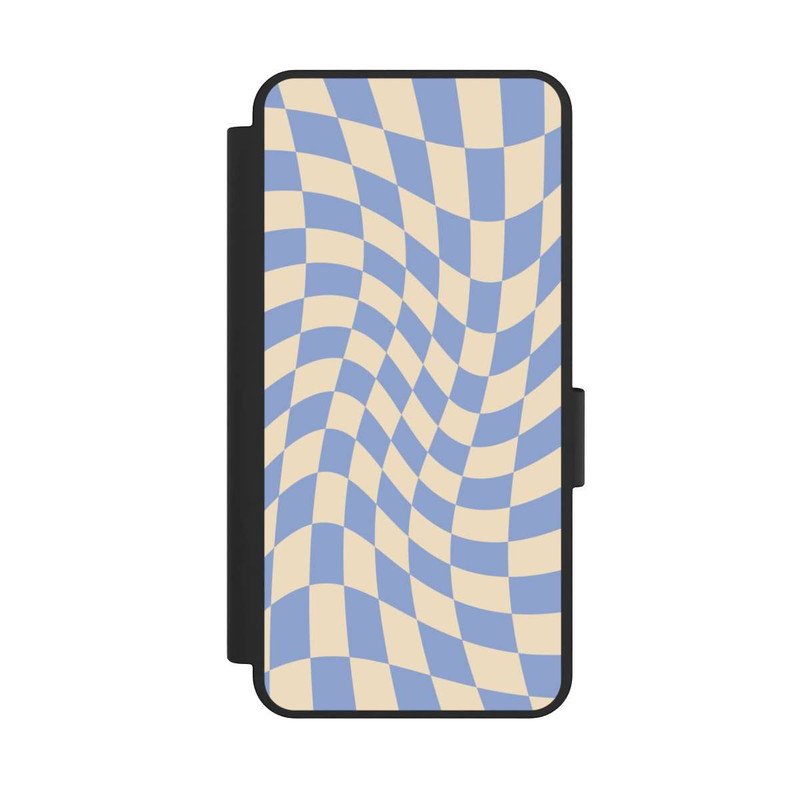 Galaxy S25 Edge NIVOflip Blue chessboard