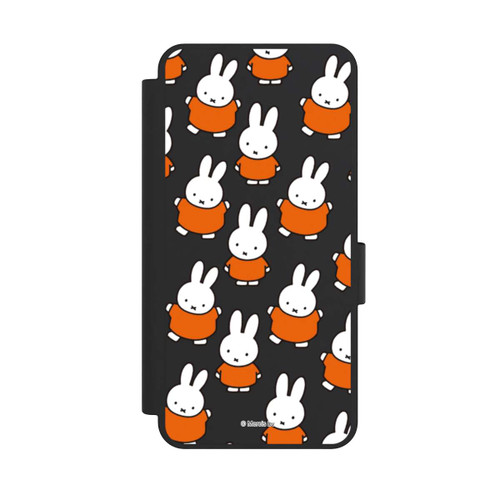 Samsung Galaxy S25 Edge NIVOflip Miffy Pattern Dancing Transparent