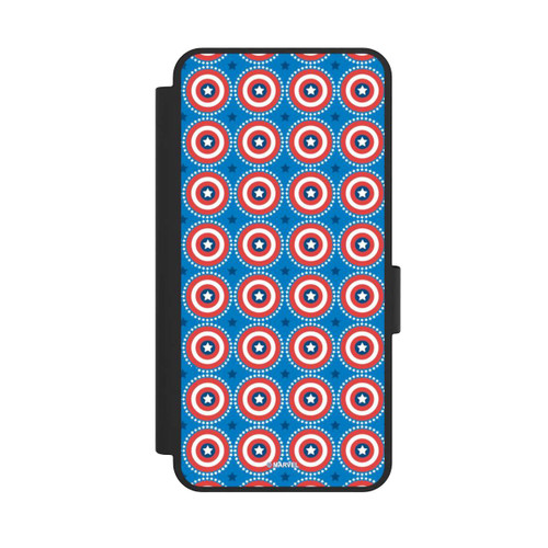 Samsung Galaxy S25 Edge NIVOflip Captain American Shield Pattern