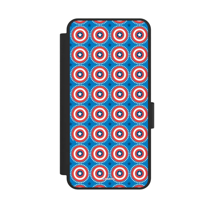 Galaxy S25 Edge NIVOflip Captain American Shield Pattern