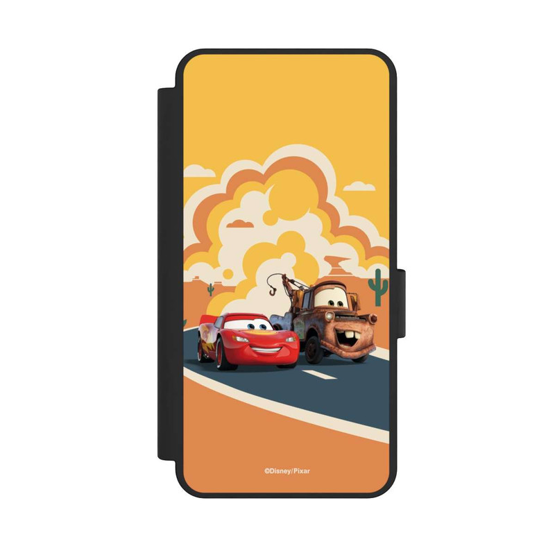 Galaxy S25 Edge NIVOflip Disney Cars Lightning McQueen Und Hook on the Road