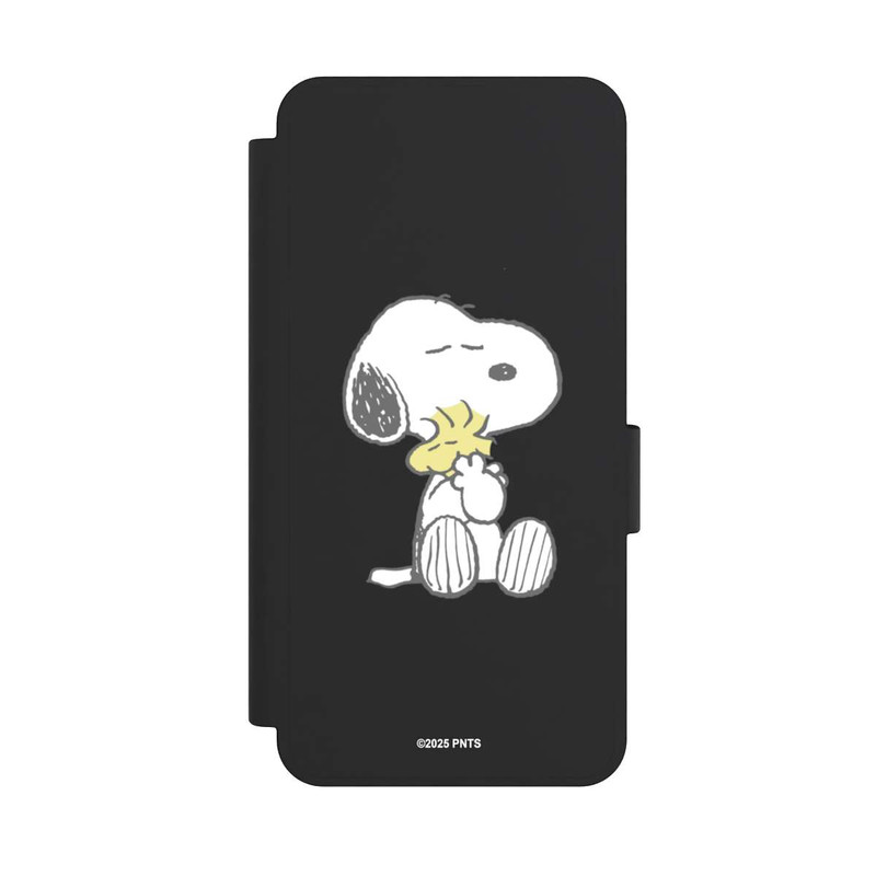 Galaxy S25 Edge NIVOflip Snoopy And Woodstock Cuddling transparent