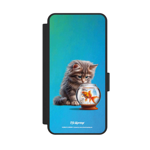 Samsung Galaxy S25 Edge NIVOflip Cat And Gold Fish