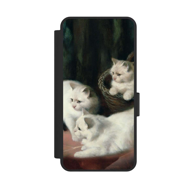 Galaxy S25 Edge NIVOflip Three White Angora Kittens