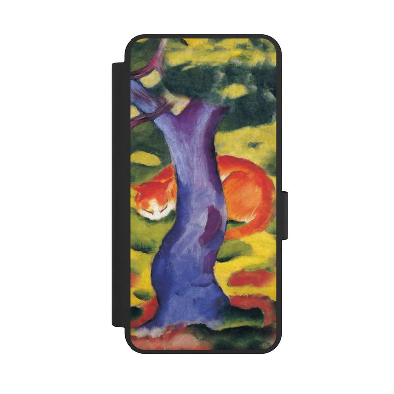 Galaxy S25 Edge NIVOflip Cat Behind Tree by Franz Marc