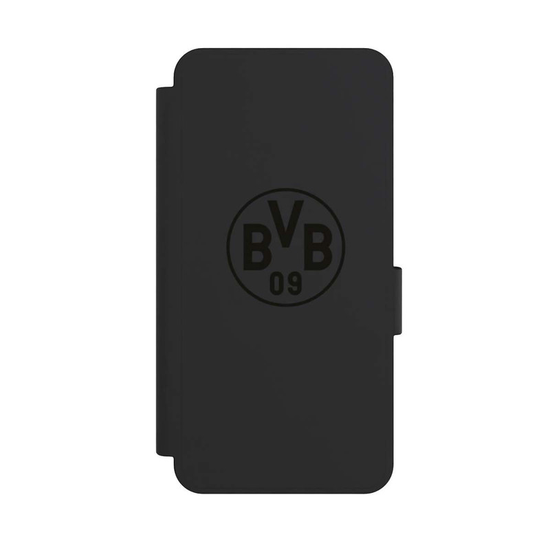 Galaxy S25 Edge NIVOflip BVB Logo Schwarz Transparent