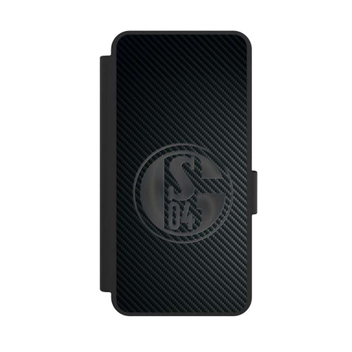 Samsung Galaxy S25 Edge NIVOflip Schalke 04 Carbon Look