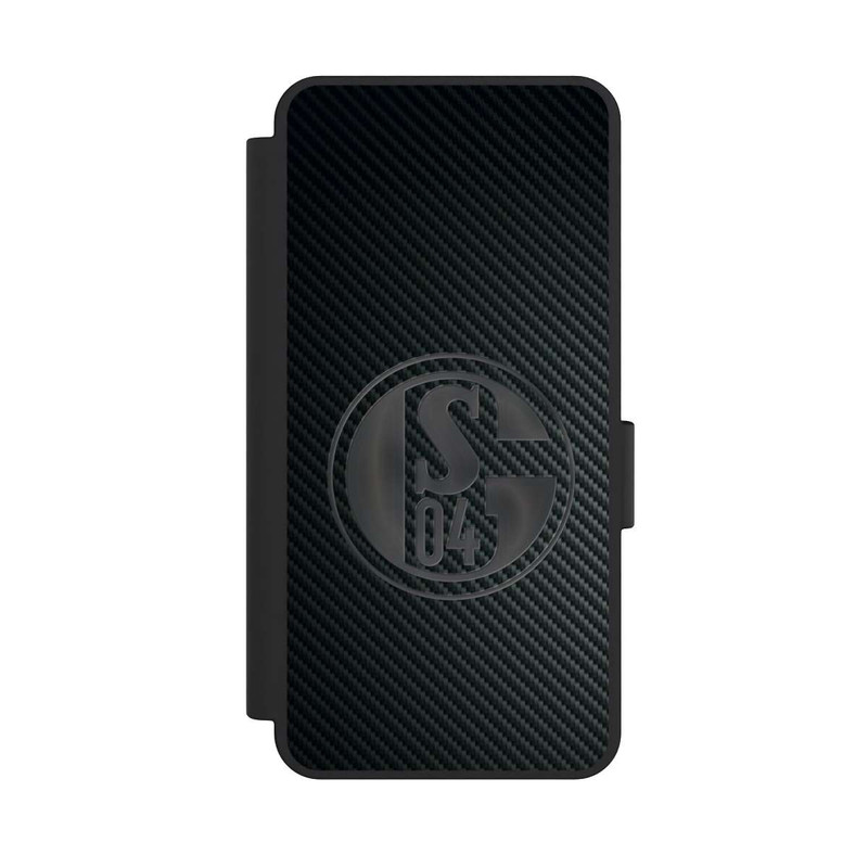 Galaxy S25 Edge NIVOflip Schalke 04 Carbon Look