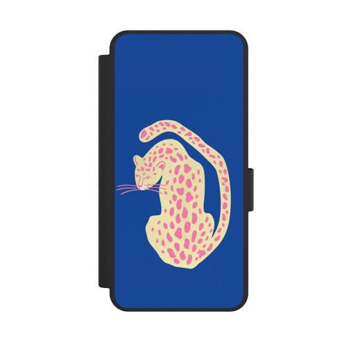 Samsung Galaxy S25 Edge NIVOflip Blue Pink Cat