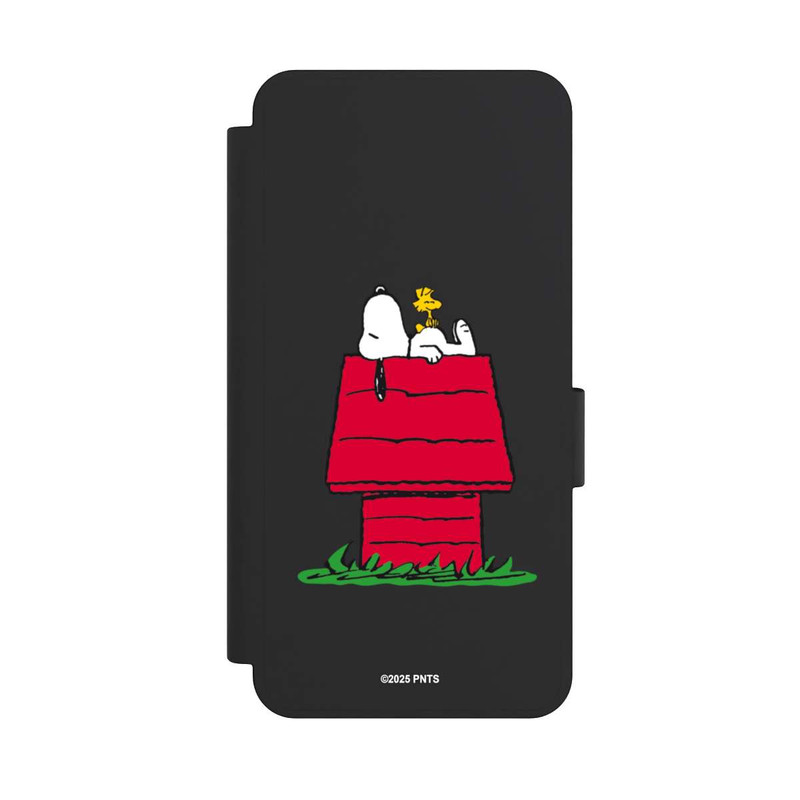 Galaxy S25 Edge NIVOflip Snoopy and Woodstock Classic transparent