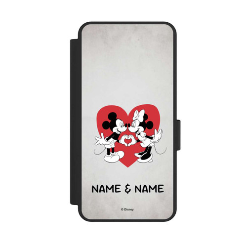 Samsung Galaxy S25 Edge NIVOflip Minnie und Micky Personalisierbar