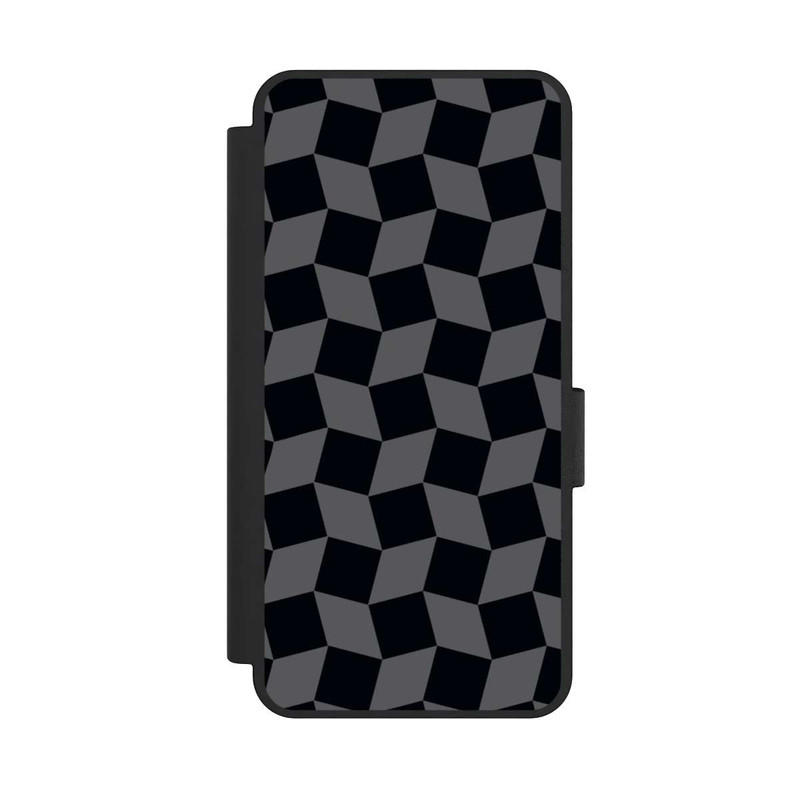 Galaxy S25 Edge NIVOflip 3D Würfel-Muster Effektt