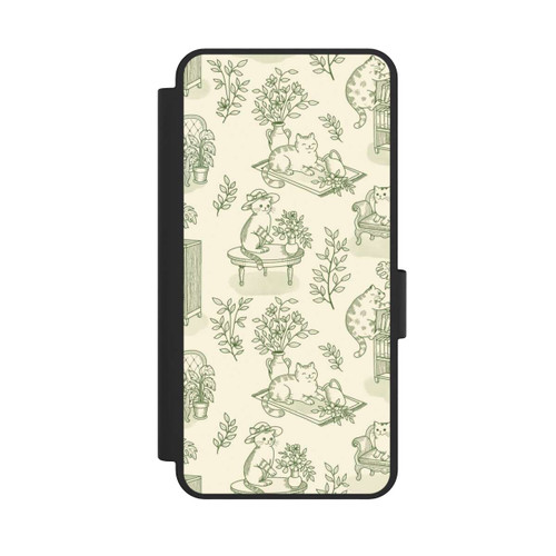 Samsung Galaxy S25 Edge NIVOflip Chonky Cats Toile de Jouy