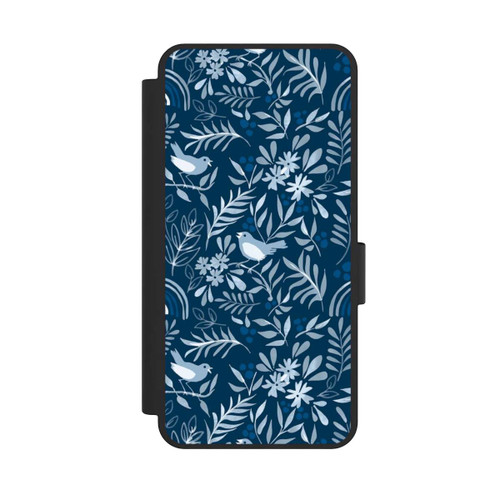 Samsung Galaxy S25 Edge NIVOflip Classic Blue Pattern