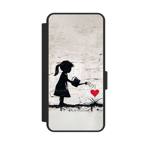 Samsung Galaxy S25 Edge NIVOflip Girl Watering Bunch of Flowers 
