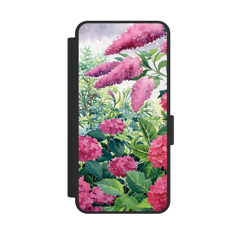 Galaxy S25 Edge NIVOflip Garden Hydrangeas and Buddleia by Christopher Ryland