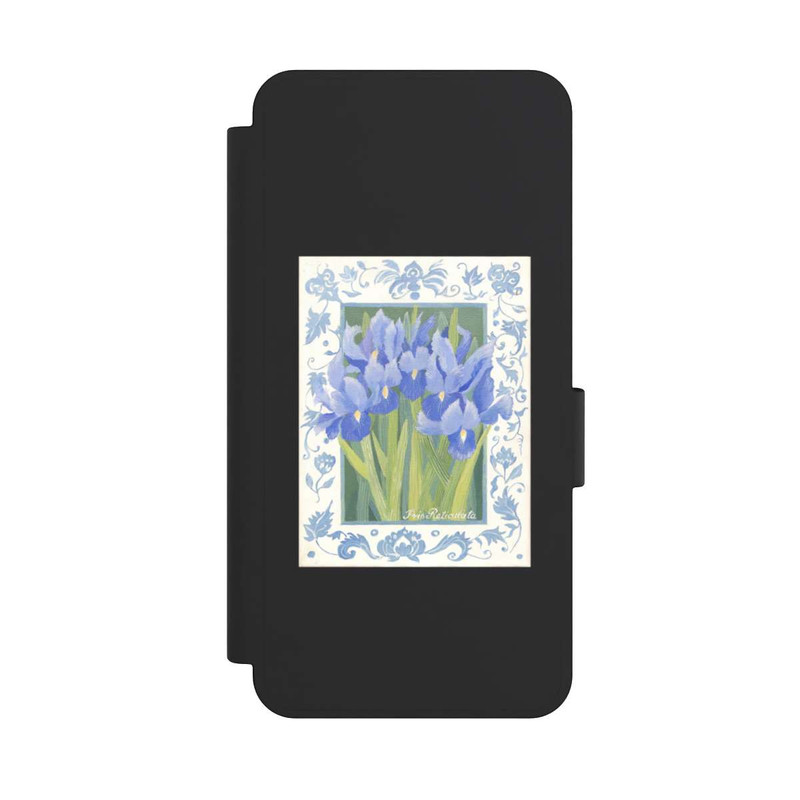 Galaxy S25 Edge NIVOflip Blue Iris, by Jennifer Abbott