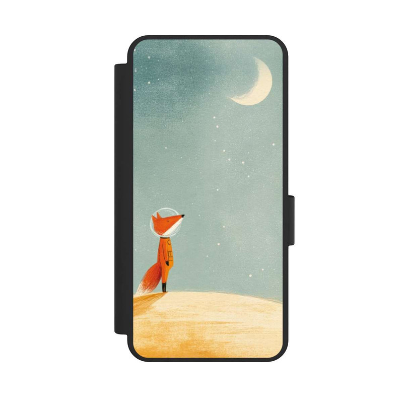 Galaxy S25 Edge NIVOflip Fuchs im Mondlicht