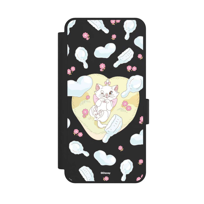 Galaxy S25 Edge NIVOflip Aristocats Marie Hearts Yellow Transparent