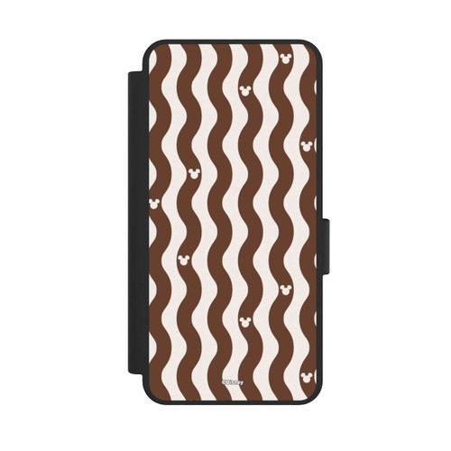 Samsung Galaxy S25 Edge NIVOflip Mickey Mouse Brown Pattern Waves