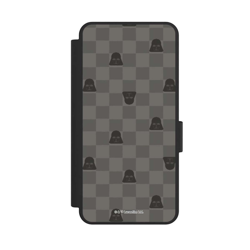 Galaxy S25 Edge NIVOflip Darth Vader Chessboard Pattern Black