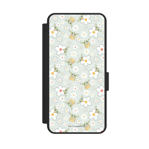 Samsung Galaxy S25 Edge NIVOflip Baby Yoda Flower Pattern
