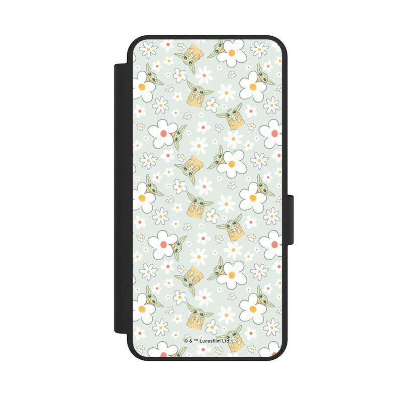 Galaxy S25 Edge NIVOflip Baby Yoda Flower Pattern