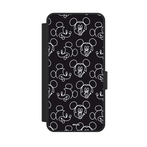 Samsung Galaxy S25 Edge NIVOflip Disney Mickey Muster Schwarz
