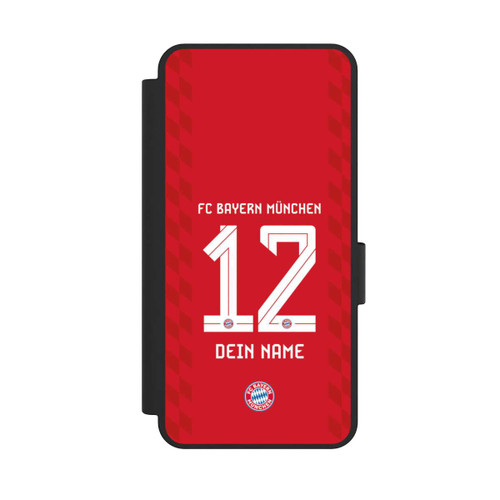 Samsung Galaxy S25 Edge NIVOflip FC Bayern München Trikot Personalisierbar 25-26