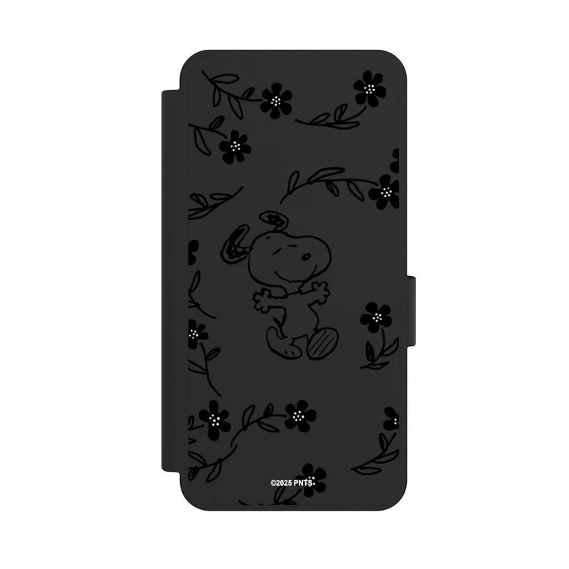 Galaxy S25 Edge NIVOflip Snoopy und Flowers Transparent