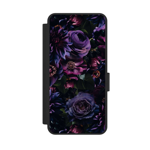 Samsung Galaxy S25 Edge NIVOflip Dunkle Lila Blüten 