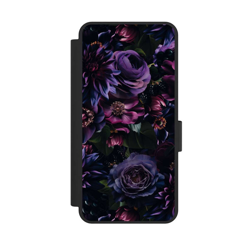 Galaxy S25 Edge NIVOflip Dunkle Lila Blüten 