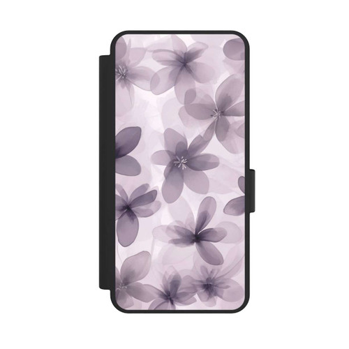 Samsung Galaxy S25 Edge NIVOflip Fliederfarbenes Blumenmuster mit KI